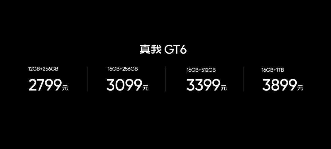 真我 GT6 发布：第三代骁龙8、6000nit 无双直屏、苍穹通信系统